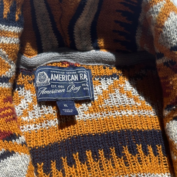 American Rag Multicolor Patterned Cardigan - Picture 2 of 8